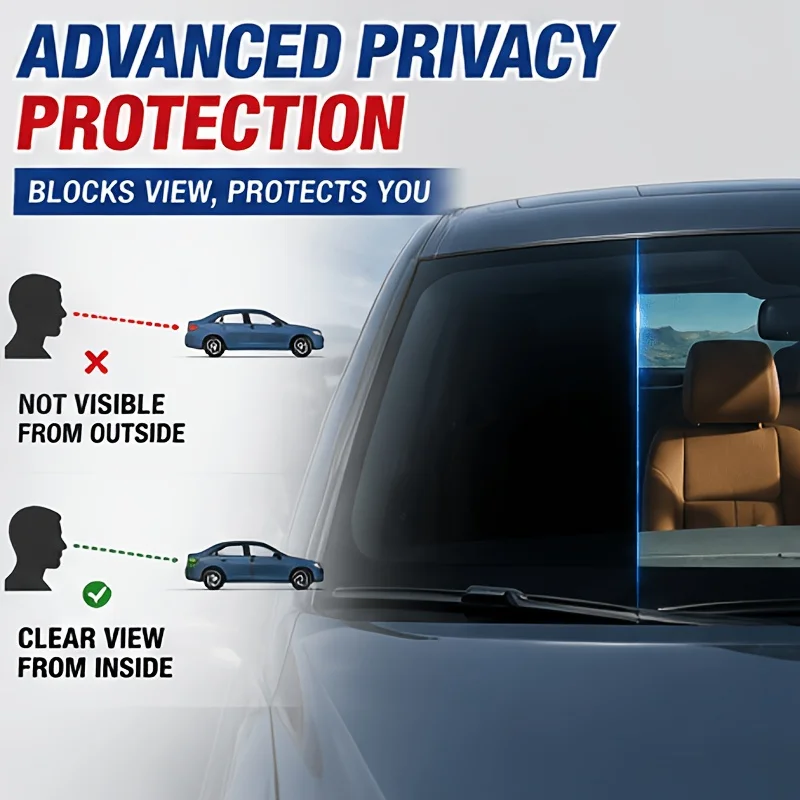 KJM Car Window Privacy Spray Auto Glass Anti Peep Coating Quick Dry Protective Film Heat Reduction For Vehicle Side Window