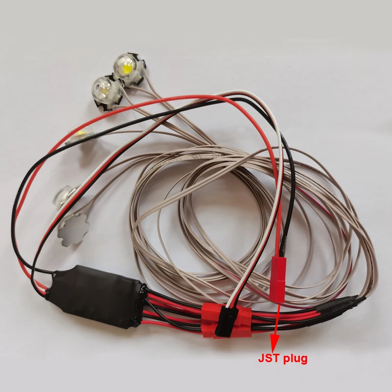 1 pz LED Strobe Light lampeggiante luminoso navigazione esplosione-lampada lampeggiante 2S 3S 4S 5S 6S JST Lipo parti per RC Aircraft Model FPV
