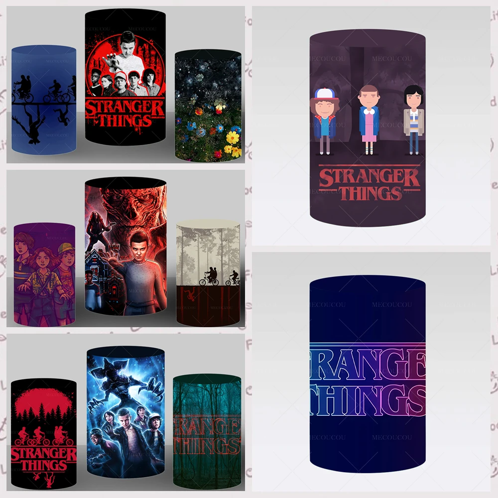 Customized Cylinder Cover Cake Stand Base American Horror Mo
