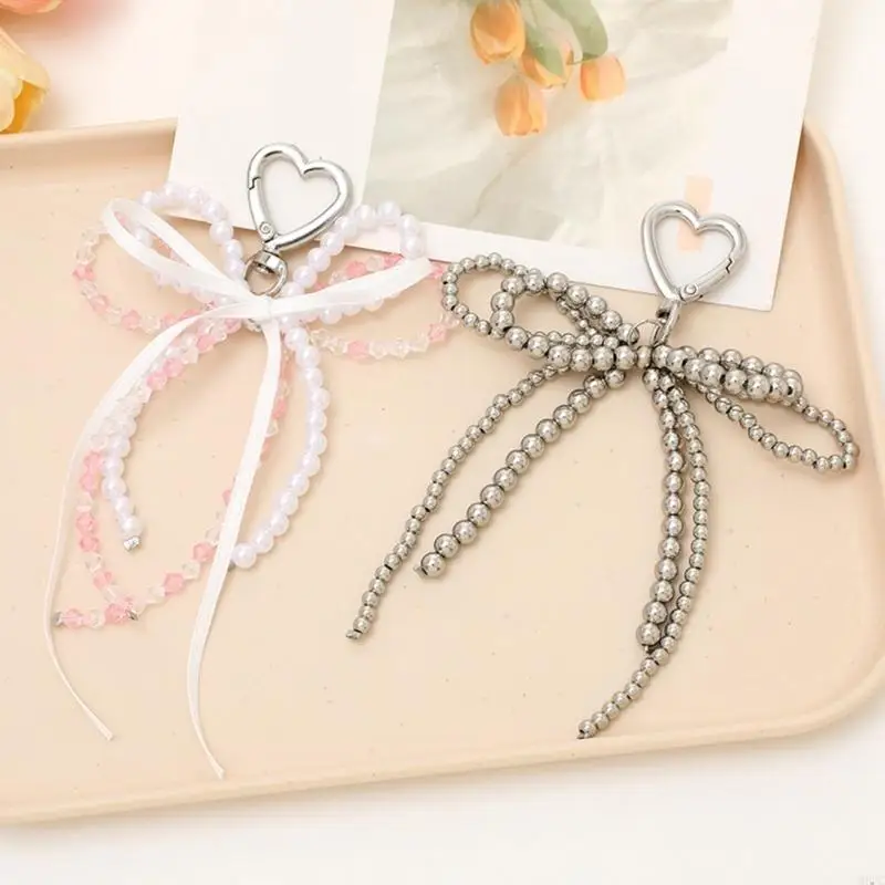 

M6CC Уникальная лента Bowknot Charm Fashionable Keyring Phone Charm Bag Jewelry для женских аксессуаров