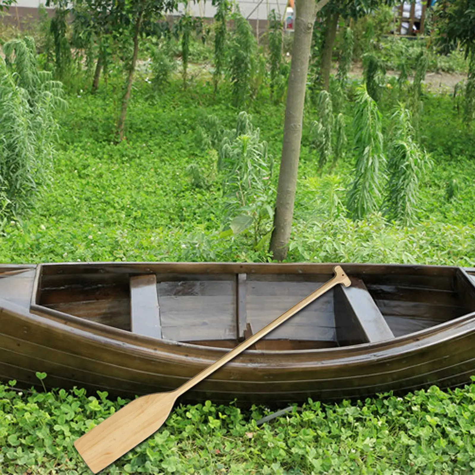 Dragon Boat Paddle Performance Prop Wood Rowing Oar Paddle Surf Seat for Racing and Practice