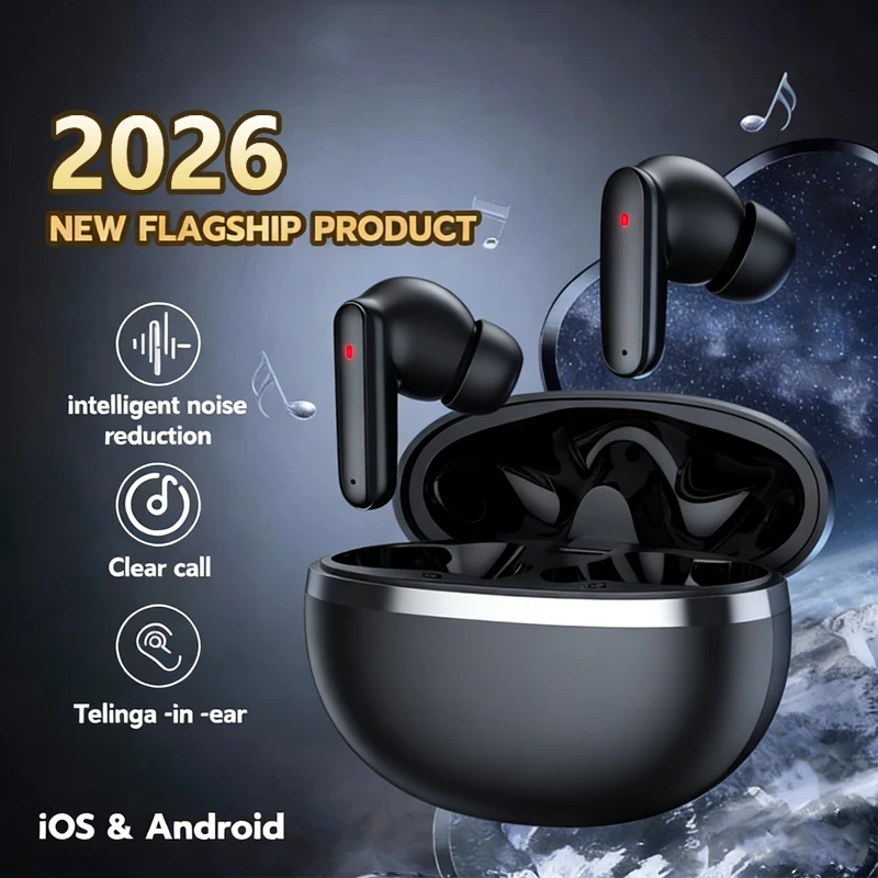 Fones de Ouvido Sem Fio Lenovo TWS 100% Originais Bluetooth 5.3 com Controle por Toque, Fones de Ouvido HD para Esportes com Microfone, Novo 2026