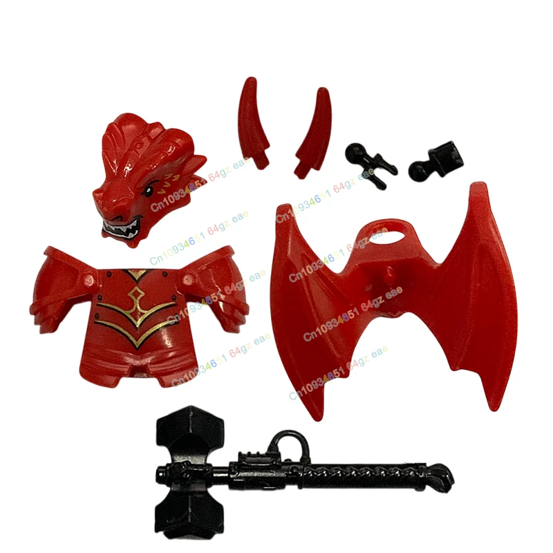 QQ04-7 Hot Undead Knight Armatura pesante Dragon Knights Modello Building Blocks accessori Mini action figure Bambini per i giocattoli