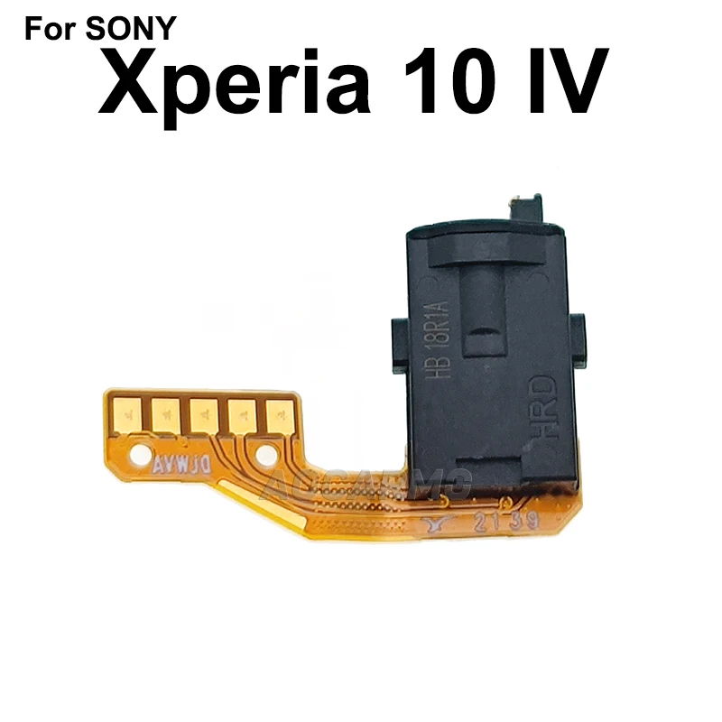 Aocarmo For Sony Xperia 10 IV X10iv XQ-CC72 CC54 CC44 Earphone AUX Hole Headset Jack Audio Flex Cable Repair Part