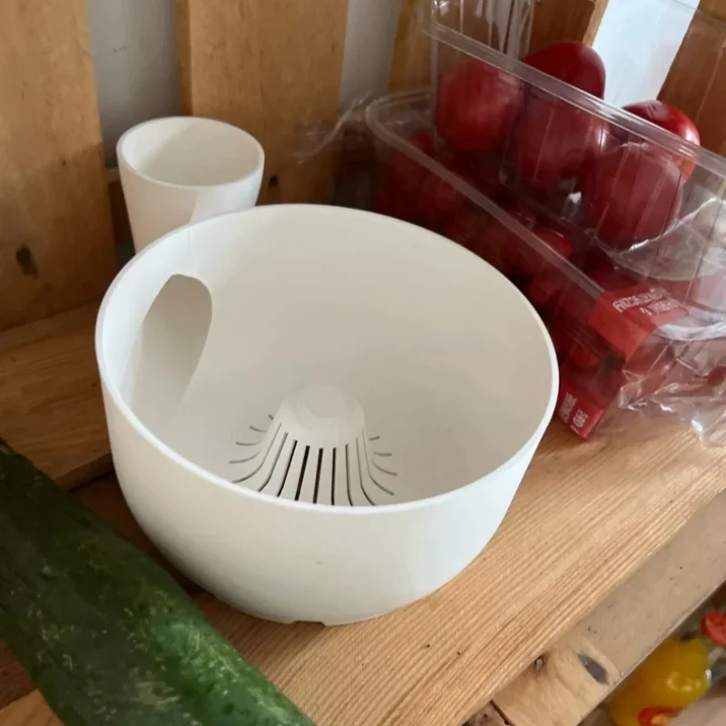 Picture 7: Fruit Spinner Portable Fruit Wash Bowl 3D Printing Food Washing Spinner Automatic Cleaning Machine for Kitchen Draining Potatoes