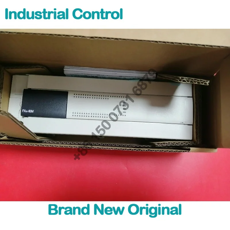 FX3U-80MT/ES-A, PLC host, FX3U 40 in/40 out, transistor type, AC power supply