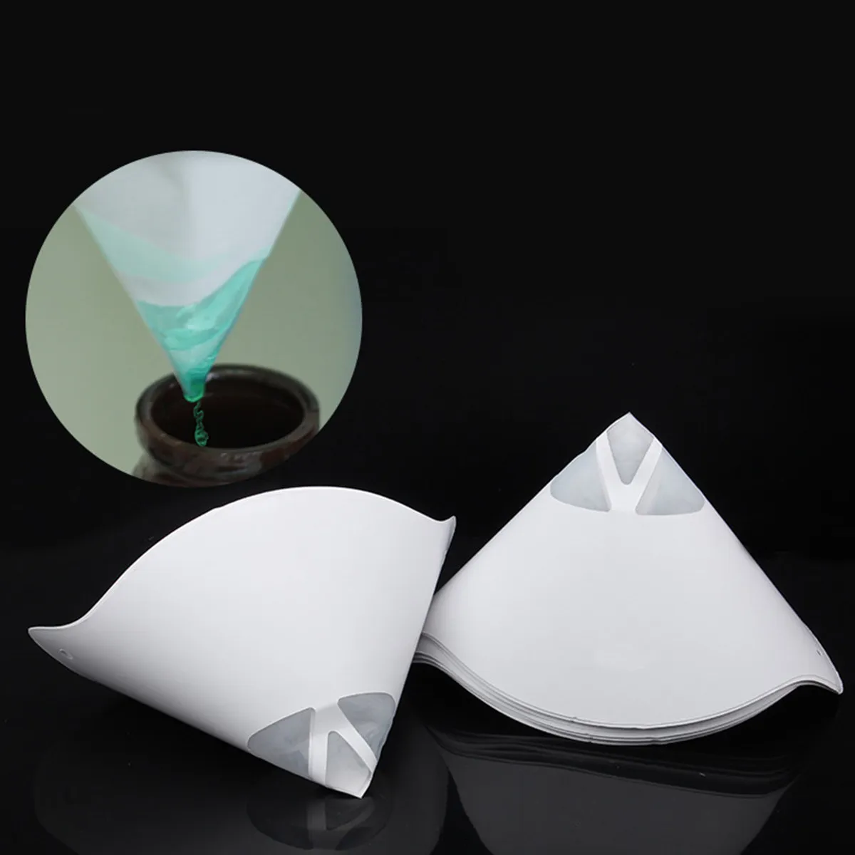 

10Pcs Disposable Paper Filter Set for Sla Light Curing Printers Compatible with Photon Uv Filament Recycling High Performance