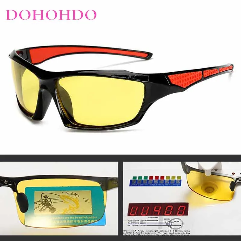 

Anti-Glare Night Vision Glasses For Headlight UV400 Polarized Driving Sunglasses Yellow Lens Protection Night Goggles For Driver
