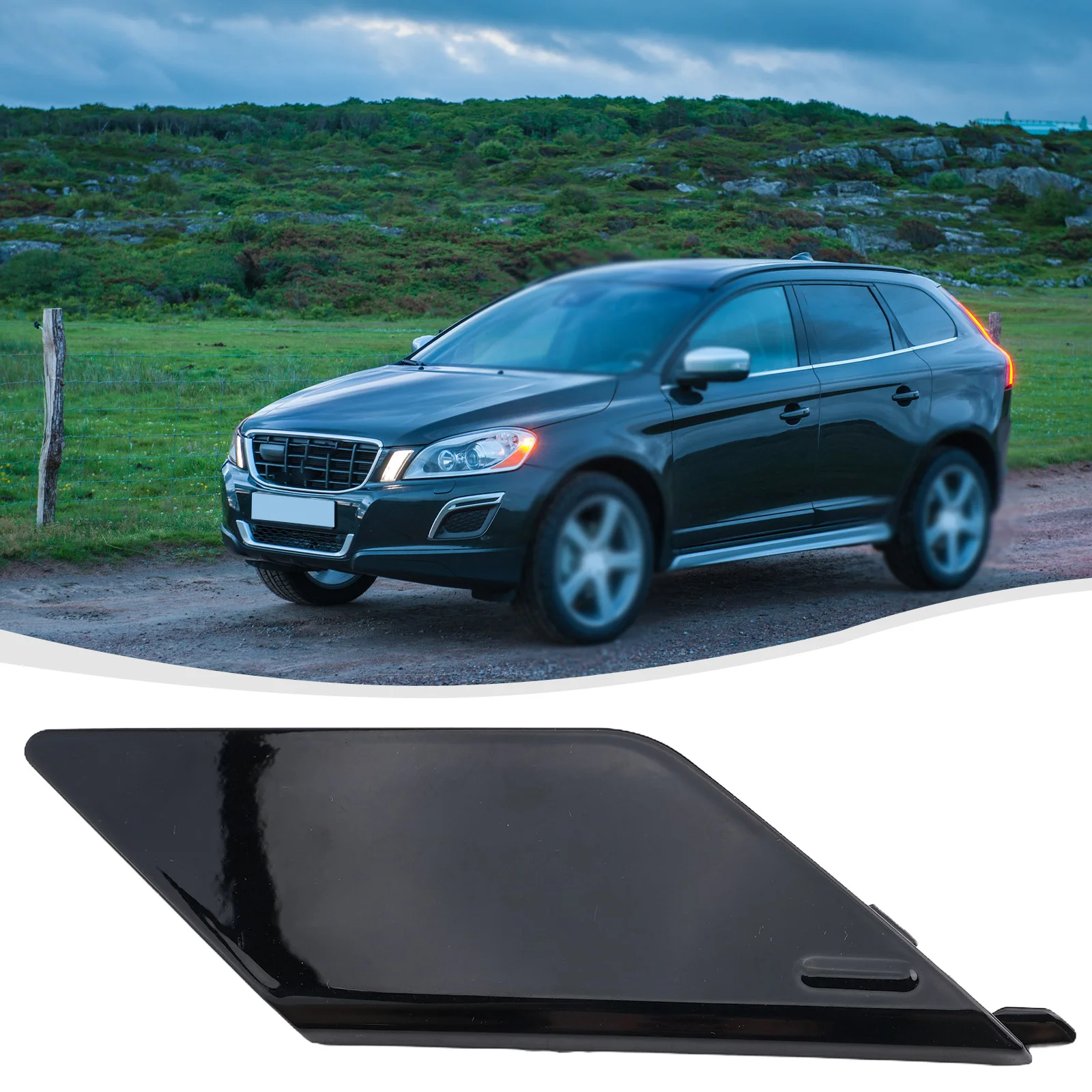 

Rear Bumper Eye Cover Plastic Rear Tow Hook Eye Cover Direct Replacement Plastic Material Vehicle Parts Number