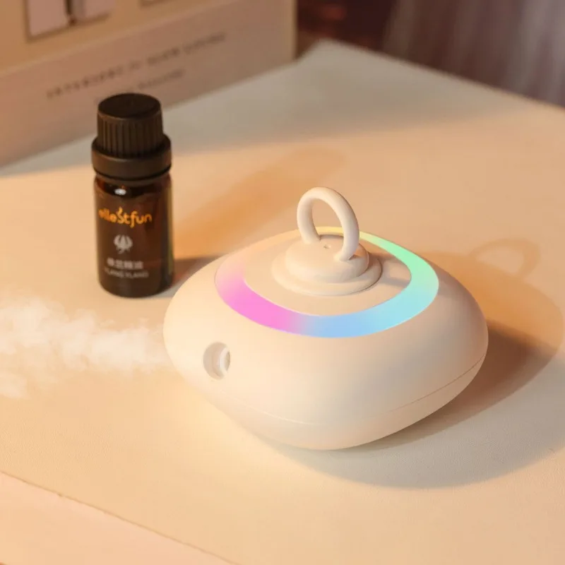 Xiaomi Mini Essential Oil Diffuser Colorful Rainbow Light Portable Waterless Aroma Nebulizer Scent Machine Home Air Freshener