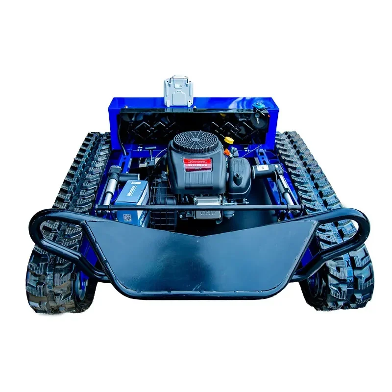 Remote Control Lawn Mower RC Crawler All Terrain Slope Mowing Tracked Radio Controlled Grass Cutter Robotic Mowers