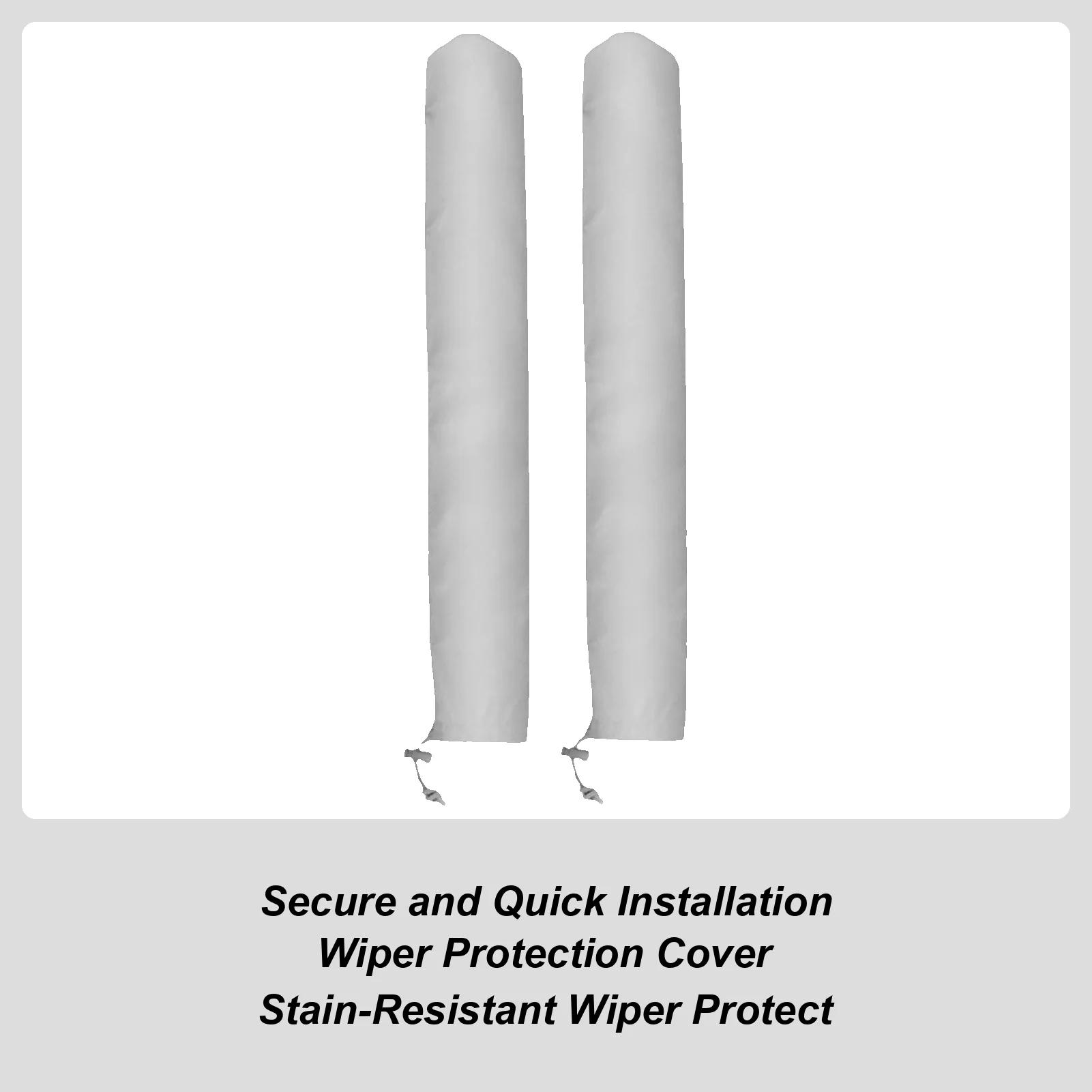 

Windshield Wiper Cover For Snow Rain Protection 2 Pieces Cold Winter Windshield Wiper Snow Cover For Outdoor Parking Morning