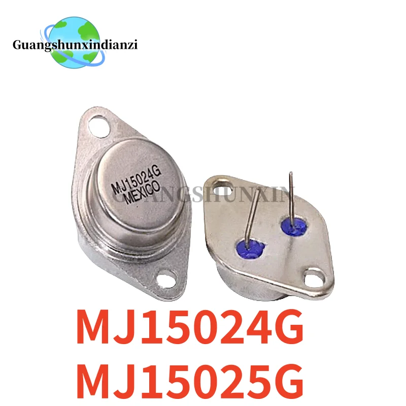 5pairs/5pcs 100% NEW MJ15024G MJ15025G MJ15024 MJ15025 TO-3 Matching of high-power transistors Best Quality In Stock