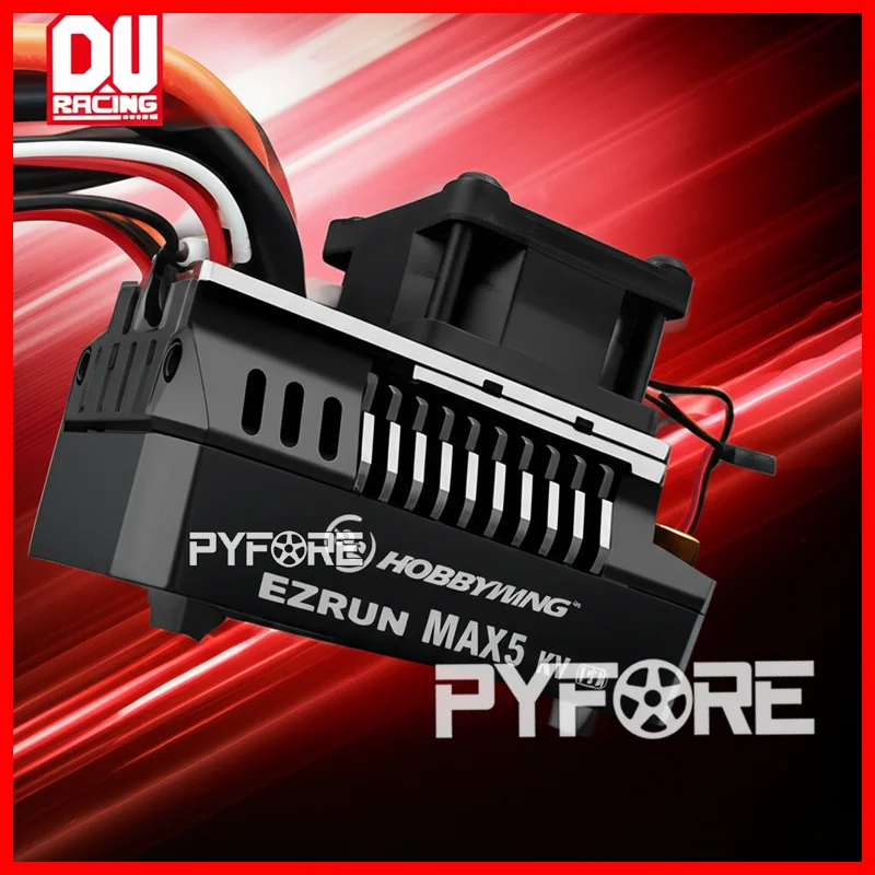 

Hobbywing MAX5 G2 ESC 5028 High Speed Cooling Fan Set with Alloy Base for EZRUN MAX5HV G2