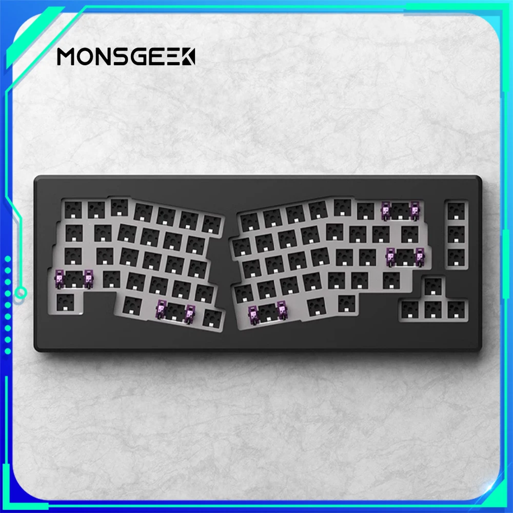 

MONSGEEK M6 Alice Mechanical Gaming Keyboard Kit Aluminium Alloy Dynamic RGB Hot Swap Gasket Keyboard Ergonomics Custom Gamer