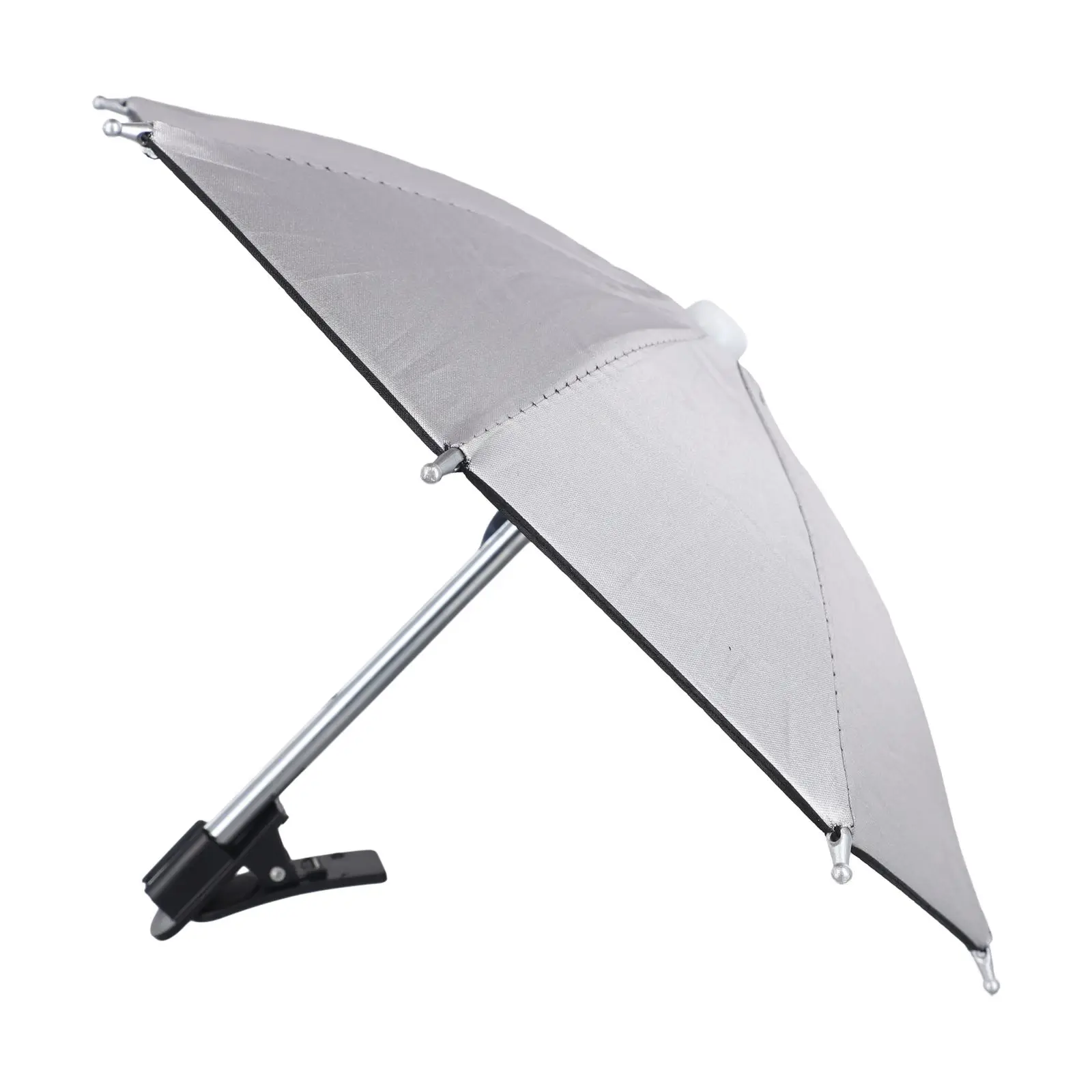 Phone Rain Protection Mobile Phone Clip Umbrella Outdoor Use Bump Cloth Fabric Clear Visibility Versatile Accessory Compact Size