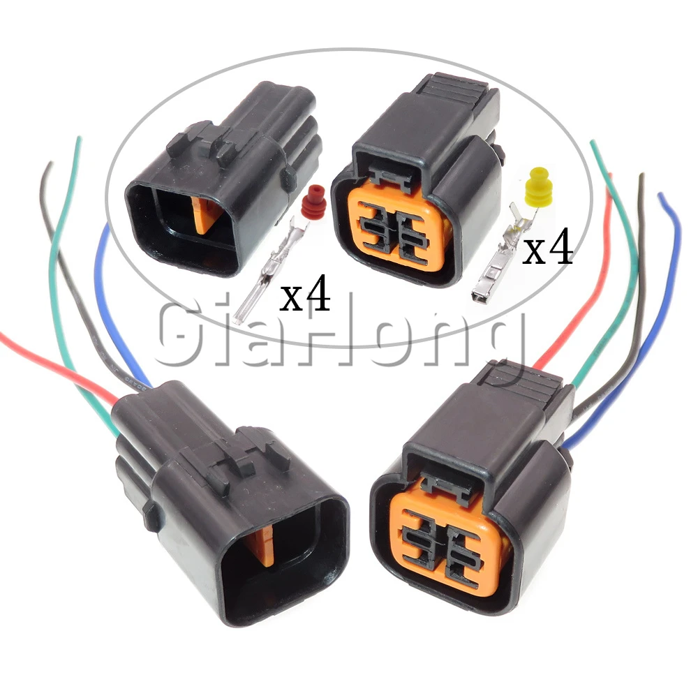 1 Set 4 Ways PB625-04027 Auto Starter Wiring Socket KPB623-04620 Auto Parts Oxygen Sensor Plug For Hyundai Kia PB621-04020