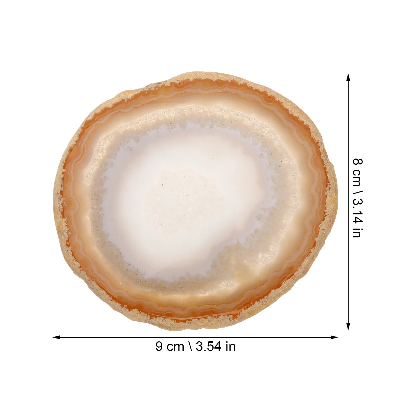 

Natural Agate Cup Mat Delicate Heat Resistant Coaster Table Decoration Insulated Drink Holder for Home Bar Restaurant