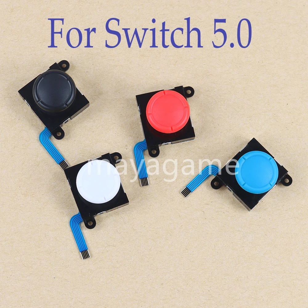 50pcs New For Nintendo Switch Joy-Con Controller NS Repair Part V5.0 3D Joystick with Flex Cable