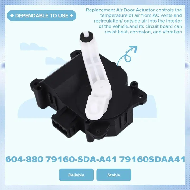 

AM-604-880 79160-SDA-A41 HVAC Heater Blend Air Door Actuator For 03-07 HONDA ACCORD EX V6 3.0L Left Main Temperature