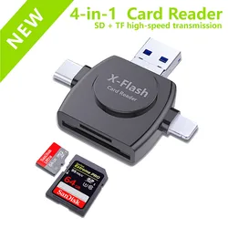 Lector de tarjetas Micro SD para iPhone, adaptador de lector de tarjetas TF para iOS 13, sistema superior, lector de tarjetas de memoria OTG externo para iPhone 12 11