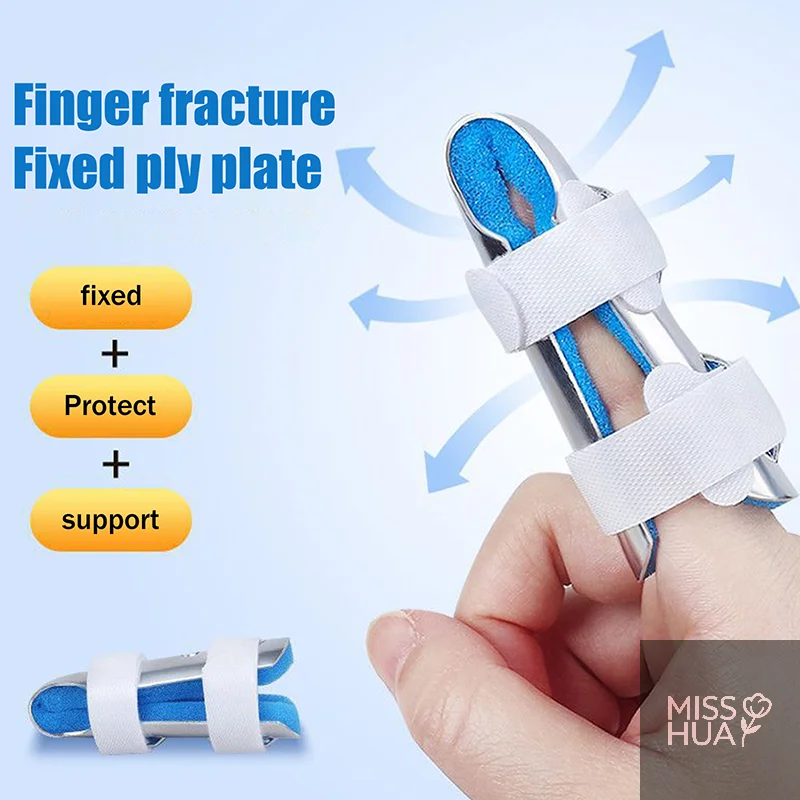 Finger Fixed Splint Fixed Support Device Five Finger Trainer Stabilizer Finger Sleeve For Broken Fingers Straightening Arthritis