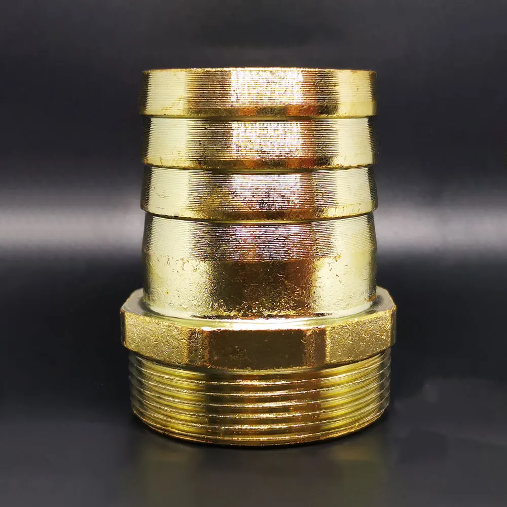 1 "1-1/4" 1-1/2 "2" BSP Männlichen x 19 25 32 38 39 52mm Schlauch Barb Eisen Kupplung Koppler Stecker Rohr Passend Hause Garten – Detail 1