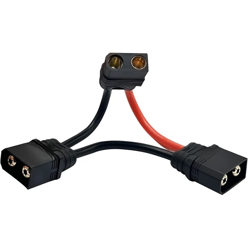 QS8 Y Adapter Cable 10AWG for FOR For battery Pack Series Charging RC For Helicopter Quadcopter FireFor Design