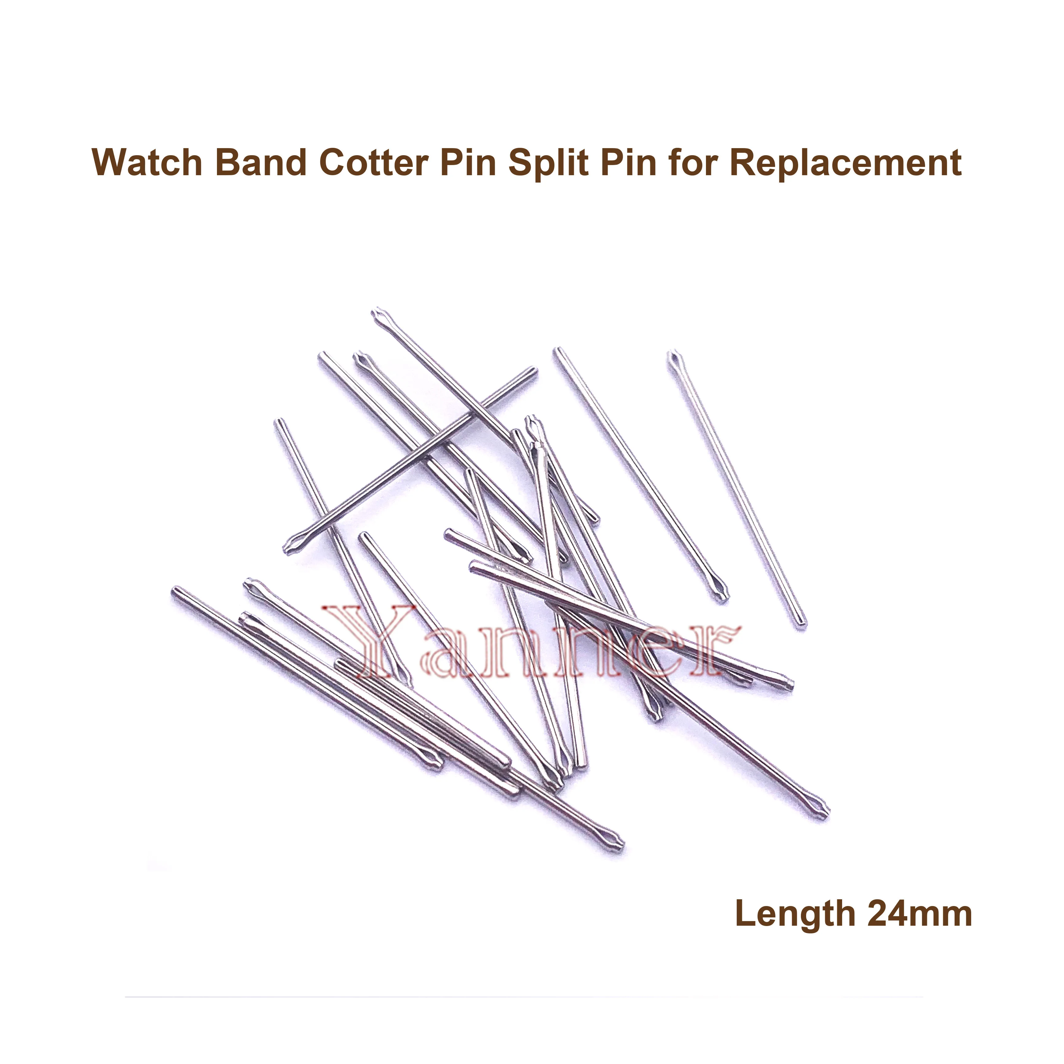 400pcs 5mm-24mm Watch Band Link Pin Stainless Steel Watch Strap Link Pins Cotter Bar Assortment Watch Repair Accessories Spring