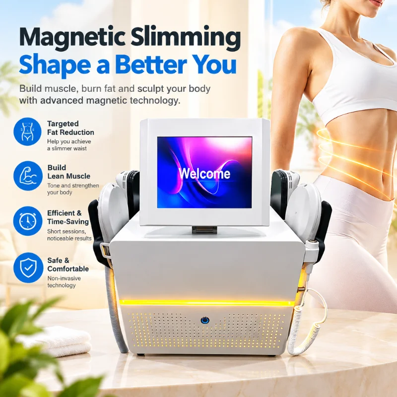 EMS 4 Handles Professional Zero Body Sculpt Ultra Pro RF Hi-emt Muscle Stimulate Slimming Machine