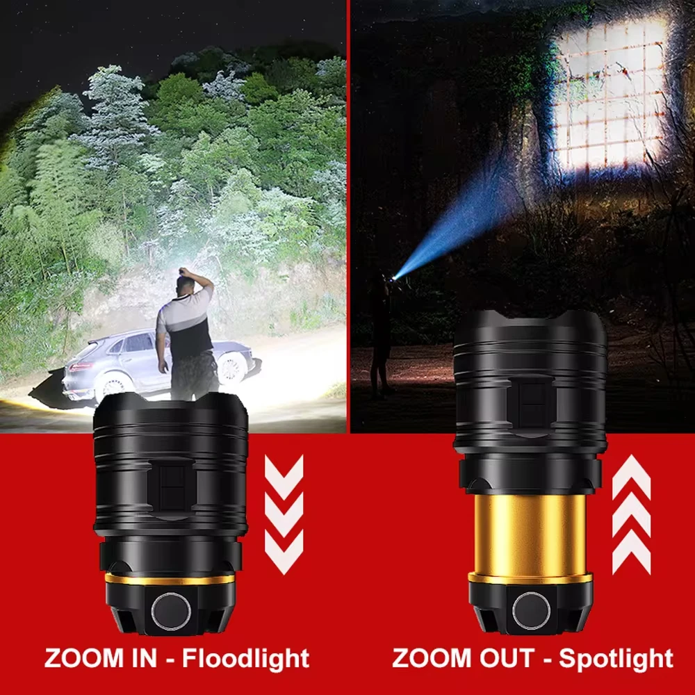 Most Powerful XHP360 36-core Headlamp Flashlight 18650 Rechargeable ZOOM Head Flashlights High Power Head Lamp Fishing Headlight