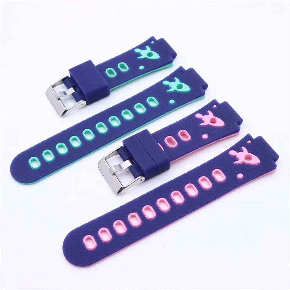 15-mm-Kinderarmband für Smartwatches, Silikonarmband für Kinder, wasserdichtes, flexibles Armband, universell einstellbares Uhrenband. – Detail 3