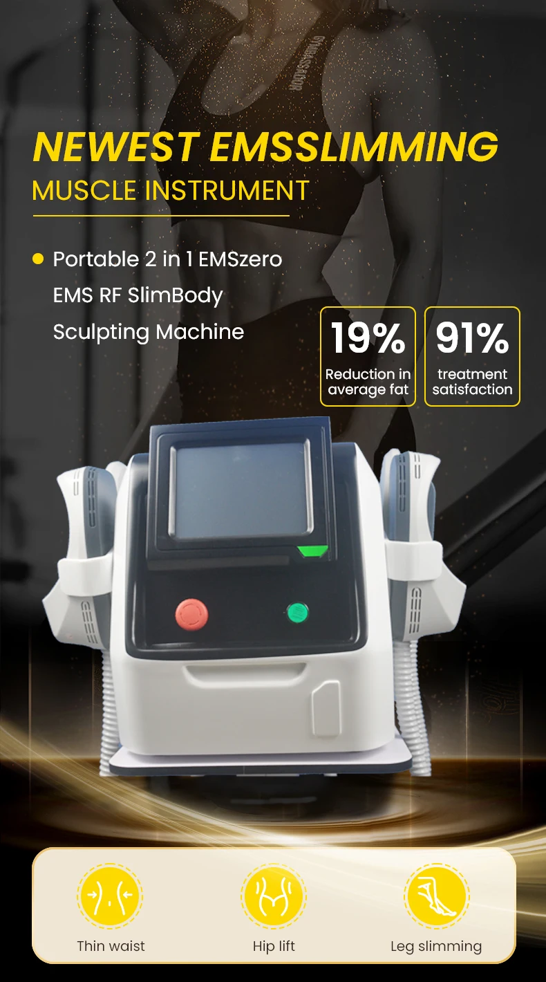 Ems Machine for Body Sculpting Slimming and Weight Loss Treatment Desktop US/IT/ZA Plugs