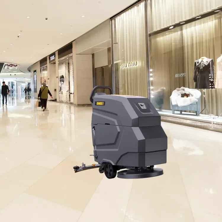 Floor Scrubber Walk Behind Battery Cleaning Machine Automatic Electric Mop Cleaner Machine