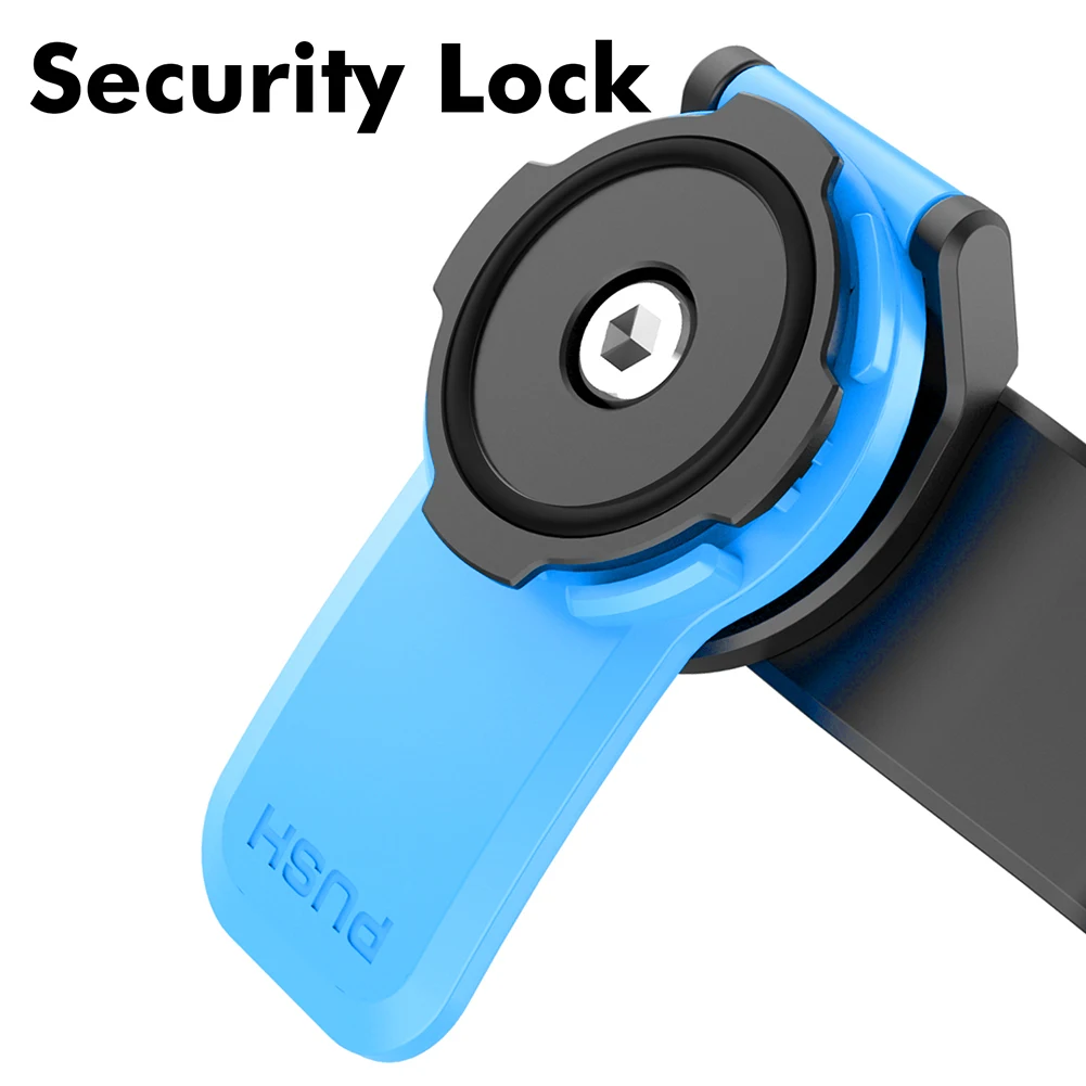 Quad Lock Motorcycle Bike Phone Holder Stand Bicycle Phone Holder Bike Holder 360° Rotatable Navigation Support Security Bracket