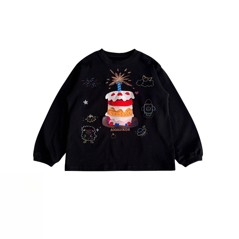 

Cool Kids 2026 Boys' Reversible Tiered Baby Shirt, Round Neck Fun Print Top, Children's Base Layer T-Shirt & Spring Outfit