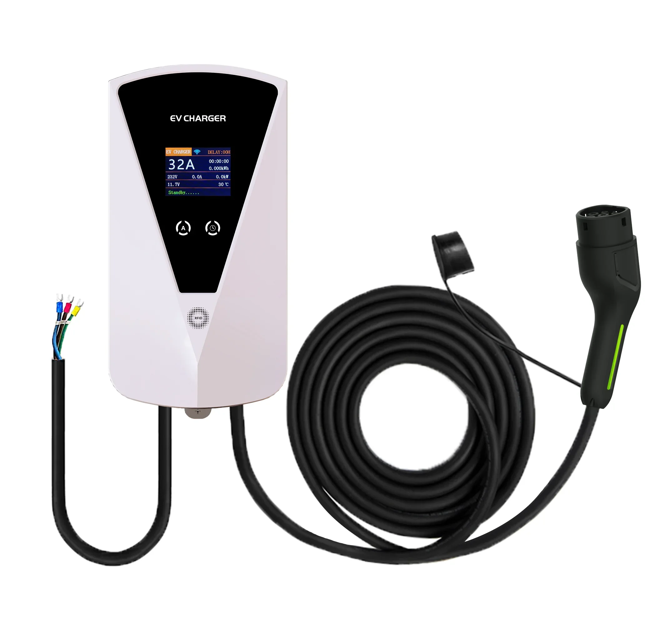 Manufacturer AC EV Charger Factory Type 2 16a 3 Phase 11kw Wallbox Fast Electric Charging Station EV Car Charger