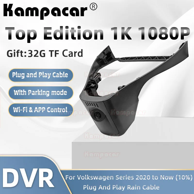 

VW35-G Top Edition 1K 1080P Car Dvr For Volkswagen 199mm VW ID4 ID6 ID.4 ID.6 X Pro Fit 10% 2021 2022 2023 2024 Video Recorder