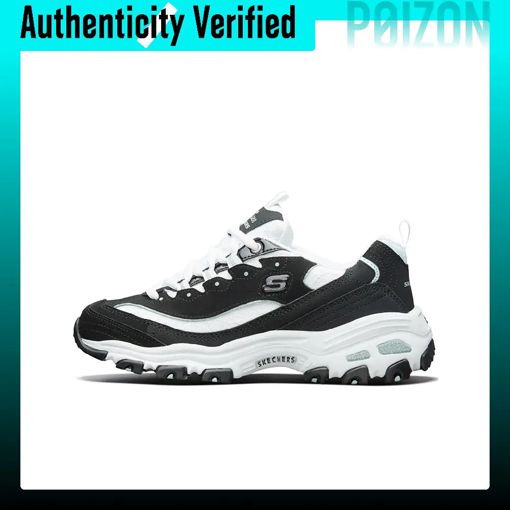 Skechers D'Lites 1.0 Cushioning Abrasion Resistant Lightweight Height Increasing 11959-BKW