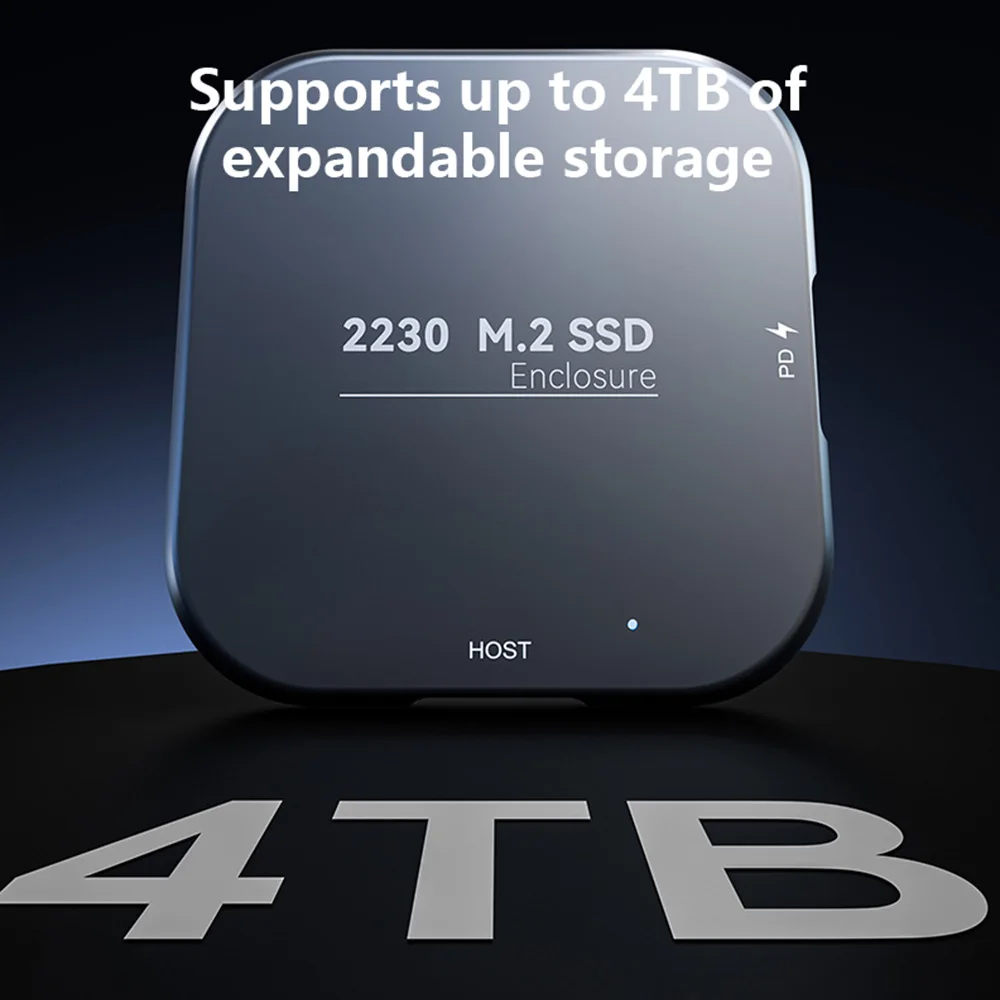 قاعدة توسيع مغناطيسية رفيعة للغاية من النوع C M.2 NVMe SSD USB 3.2 PD شحن سريع يصل إلى 10 جيجابت في الثانية لأجهزة الكمبيوتر المحمول iPhone 17 16 15 iPad PS5 #6