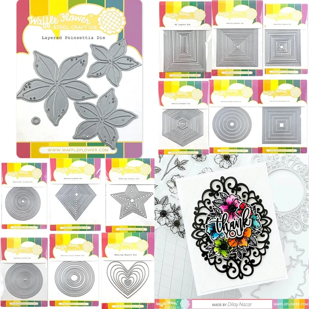 

2025 New Metal Cutting Dies Scrapbook Diary Decoration Stencil Embossing Template DIY Circle Box Love Greeting Card Handmade