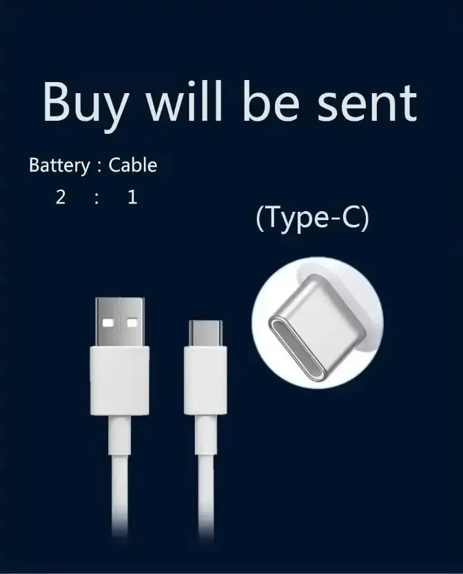 For 9V battery 6800mAh li-ion Rechargeable battery Type-C Battery 9v lithium for Multimeter Microphone Toy USB charging cable