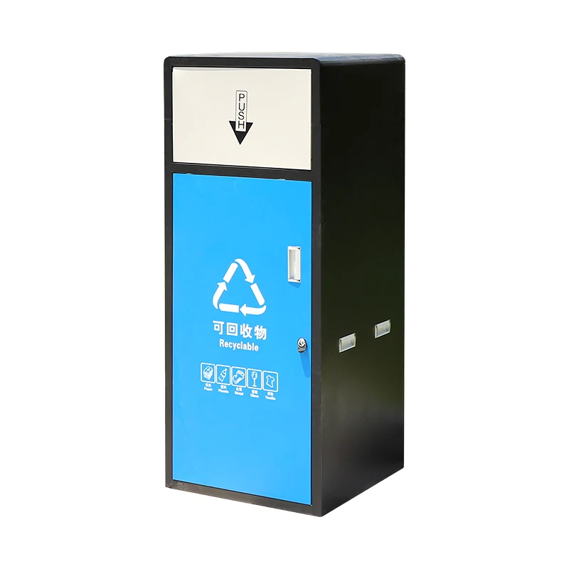 Outdoor sorting kiosk trash can large capacity 240L sanitation station with cover community property public room trash can comme