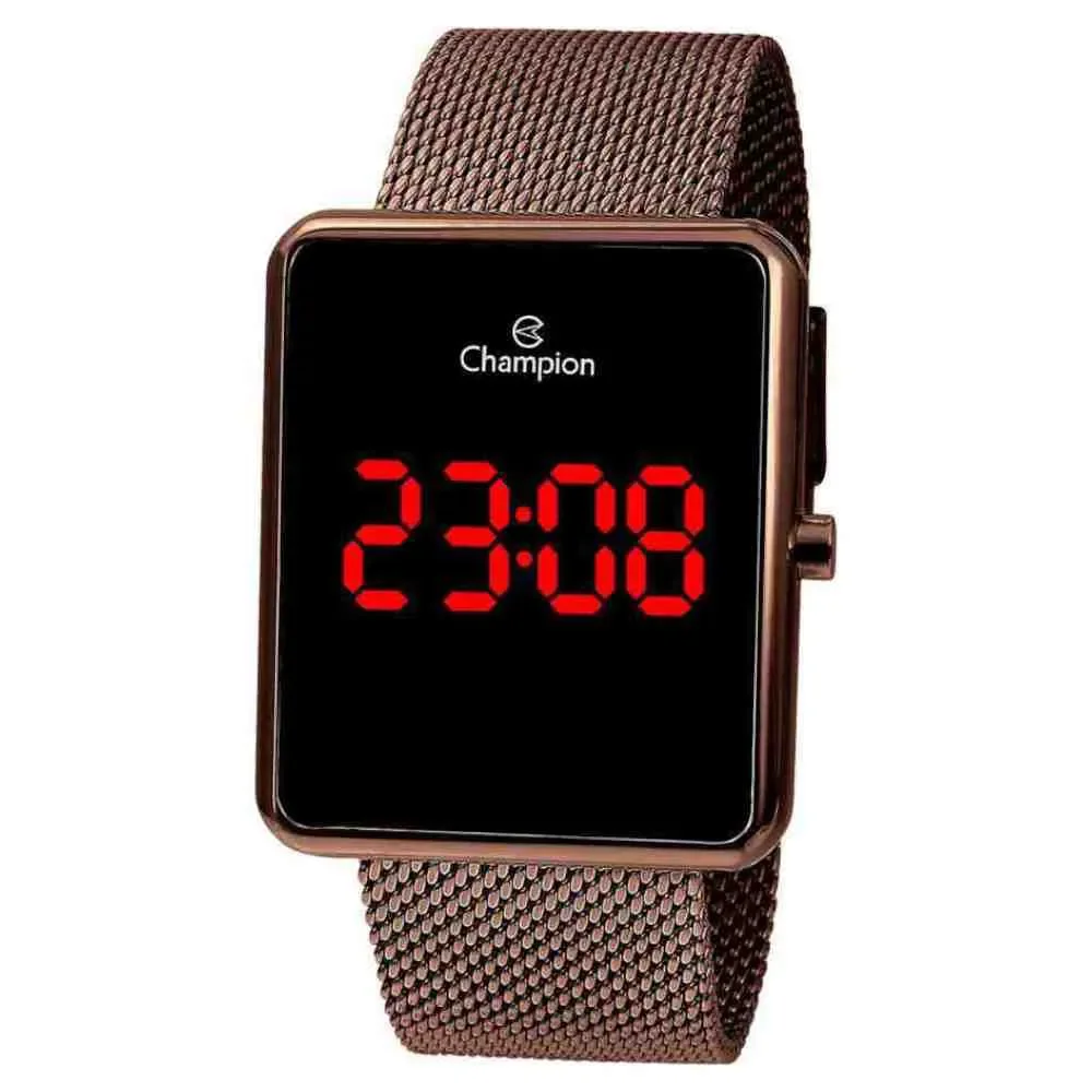 orologio-champion-da-donna-marrone-con-led-rosso-ch40080r