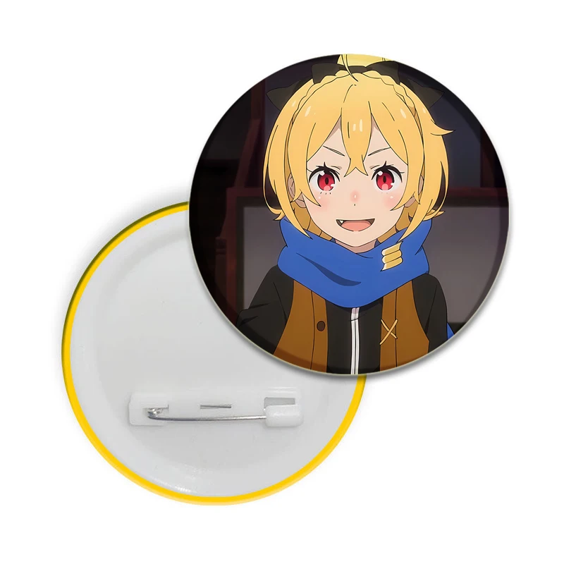 58/44/32mm Anime Re：ZERO Round Pins Cartoon Badge Role Play Handmade Tinplate Brooches for Backpack Clothes Decoration Gift