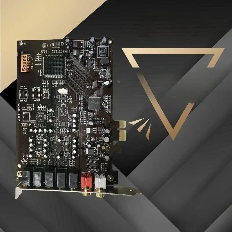 Innovative technology 5.1 built-in sound card, full set of desktop computer small card slots