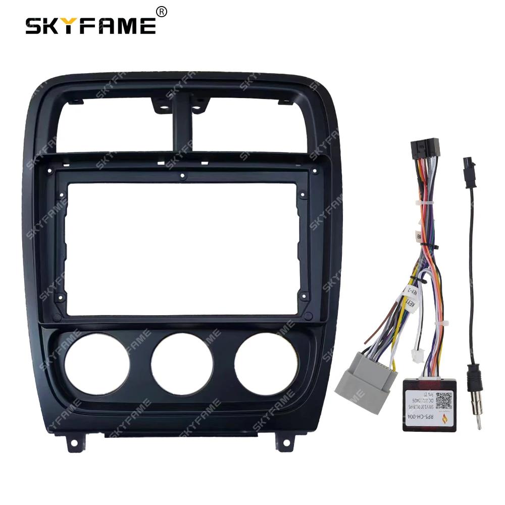 SKYFAME Auto Frame Fascia Adapter Canbus Box Decoder Android Radio Dash Fitting Panel Kit Voor Dodge Caliber