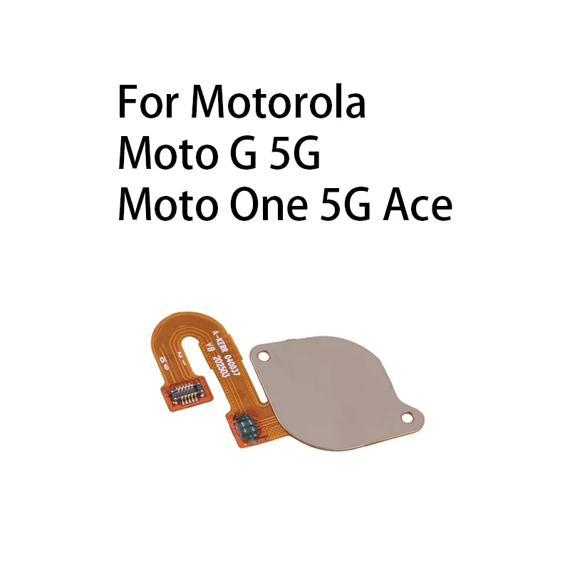 Botón de inicio Sensor de huellas dactilares Cable flexible para Motorola Moto G 5G / One 5G Ace