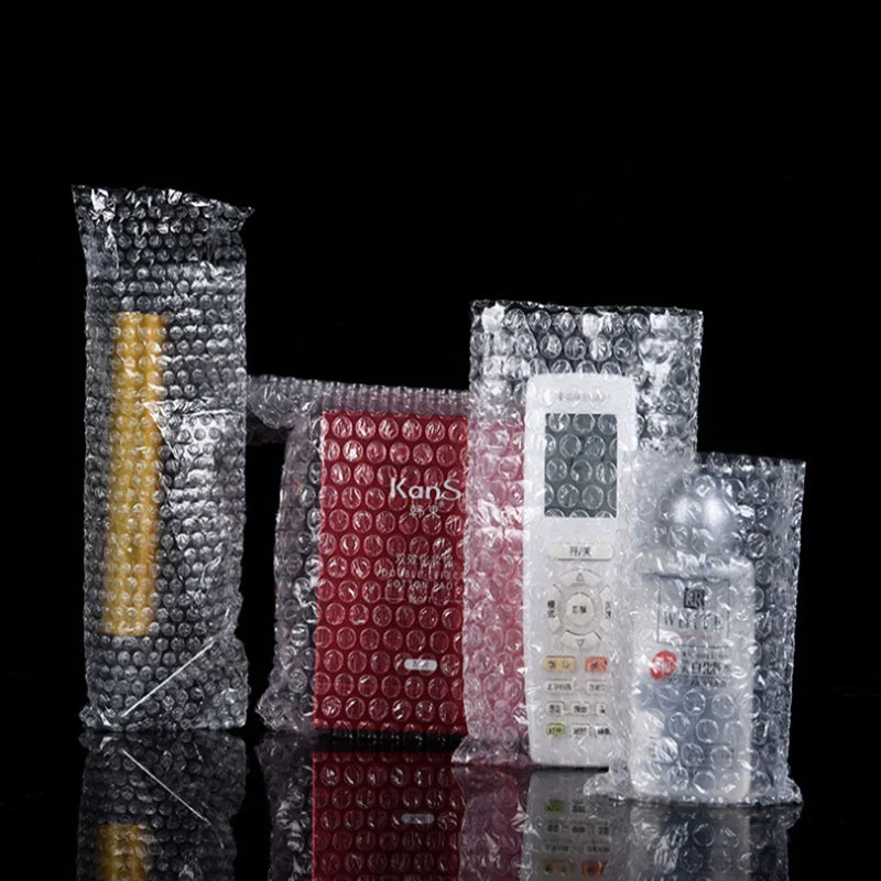 100PCS Multi-size PE Clear Protective Bubble Bags Double Film Shockproof Cushioning Pack Bags Express Packing Bubble Bags