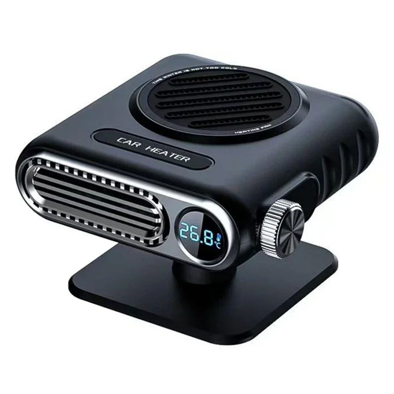 

Электрический обогреватель Вентилятор с цифровым дисплеем Вентилятор быстрого нагрева 12 В/24 В Автомобильный обогреватель Зимний автомобильный скоростной вентилятор Отопление Отопление